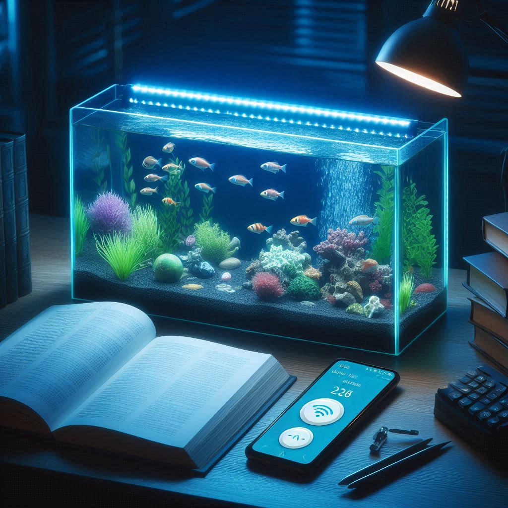 a smart aquarium light strip using esphome software